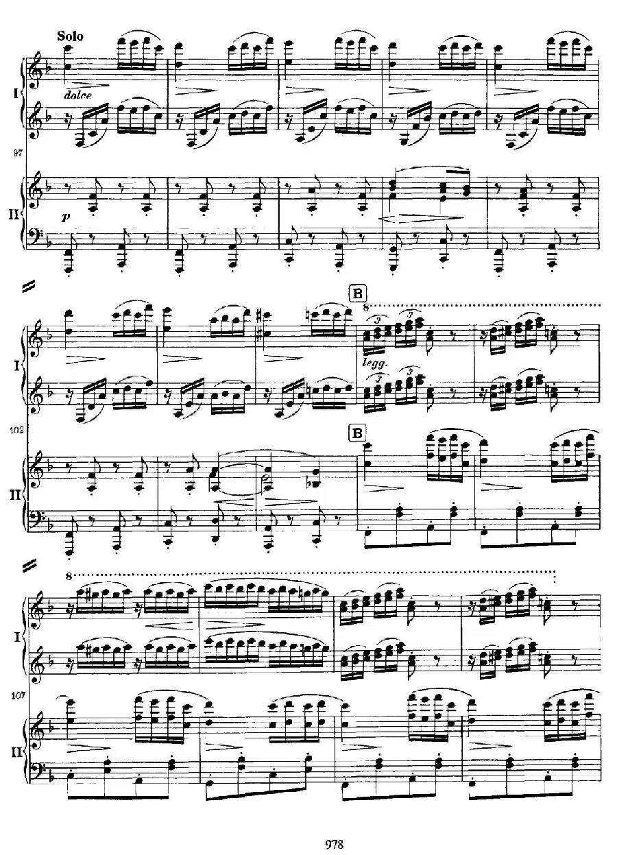 降B大调第二钢琴协奏曲(P71——80)
