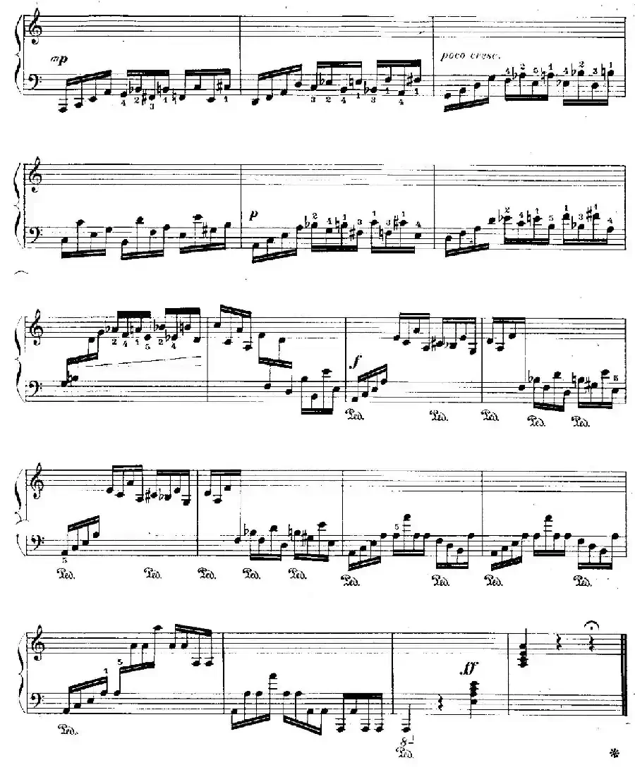12 Etudes For The Left Hand Op.92 No.2(12首为左手而作的钢琴练习曲)