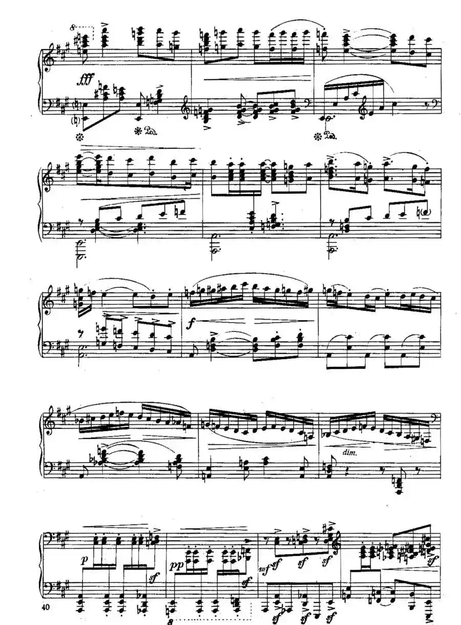 Six Préludes Exotiques Op·17(6首特色前奏曲·3)