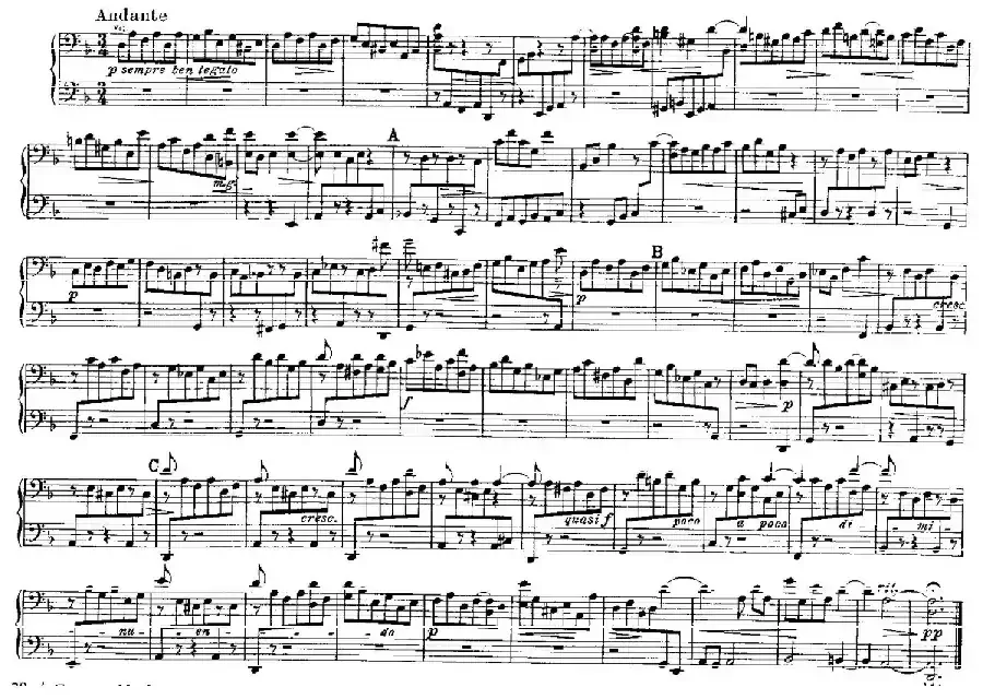 Brandenburg Concerto No.2 in F Major BWV.1047(F大调第二勃兰登堡协奏曲·四手联弹版)