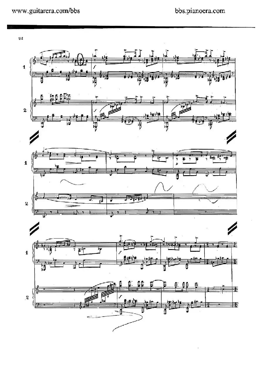 Concerto for 2 Pianos in d Minor(d小调双钢琴协奏曲·总谱)