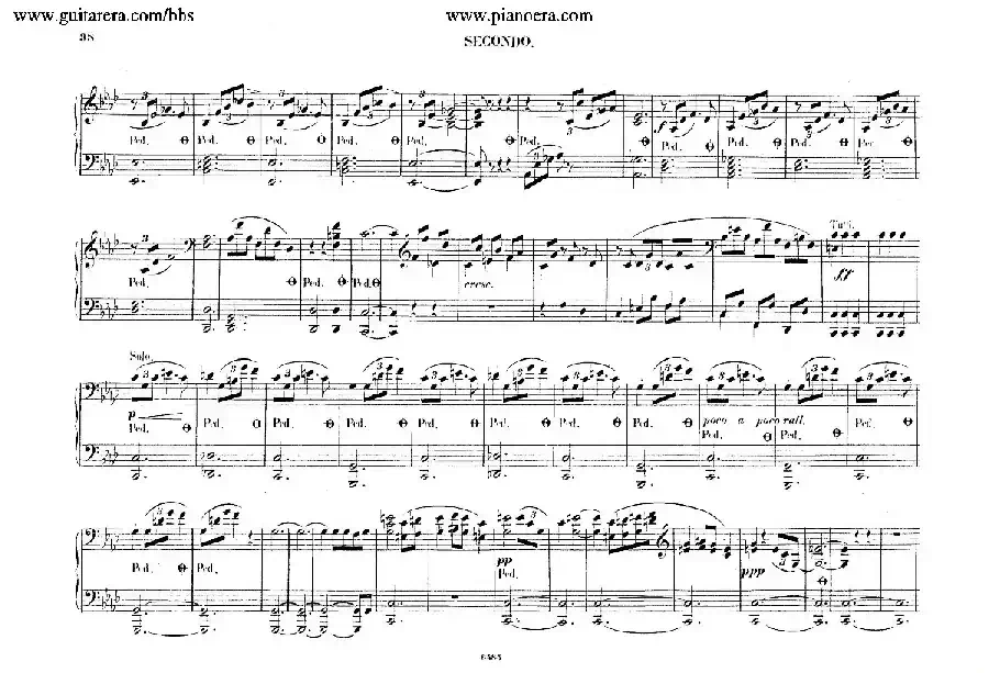 Piano Concerto No.2 in f Minor Op.21(f小调第二钢琴协奏曲·四手联弹版)