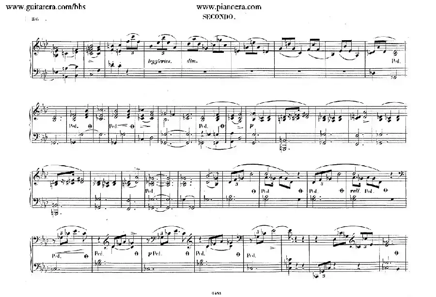 Piano Concerto No.2 in f Minor Op.21(f小调第二钢琴协奏曲·四手联弹版)