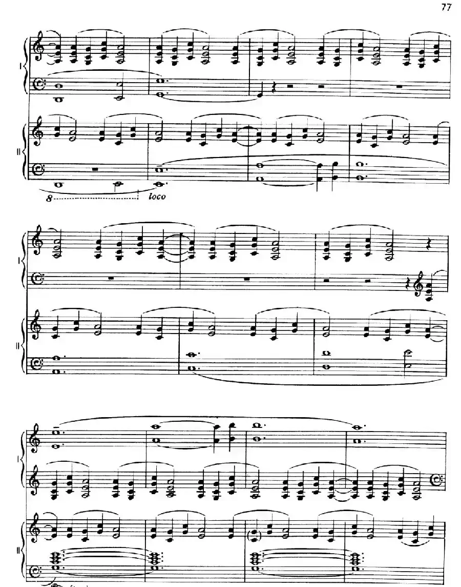 The Planets Op.32(双钢琴)(行星·第五乐章 土星—老年使者)