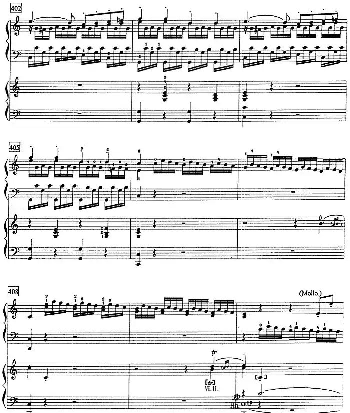 钢琴教程第八级 大型乐曲(C大调第一钢琴协奏曲 Op.15 第一乐章)