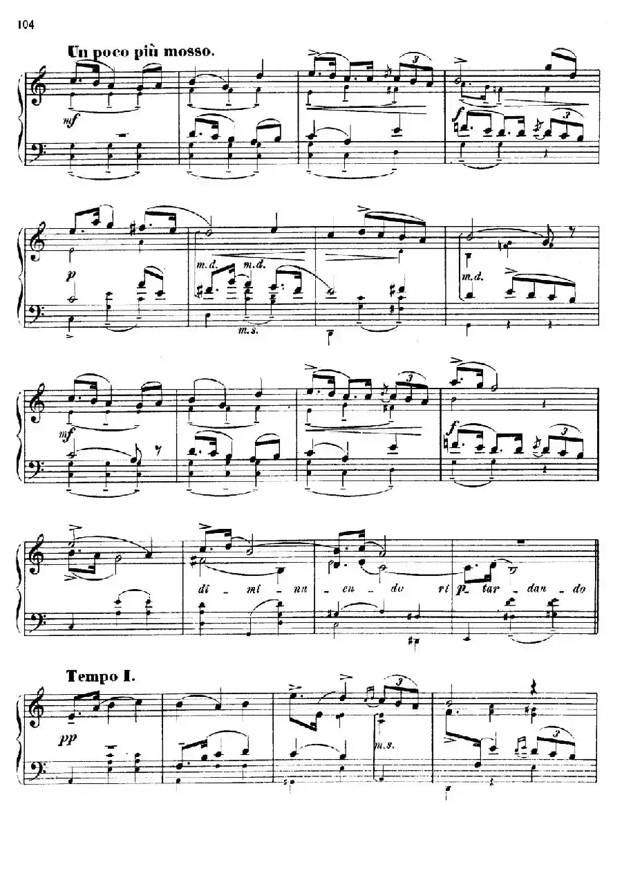 24 Characteristic Pieces Op.36(24首性格小品·20)