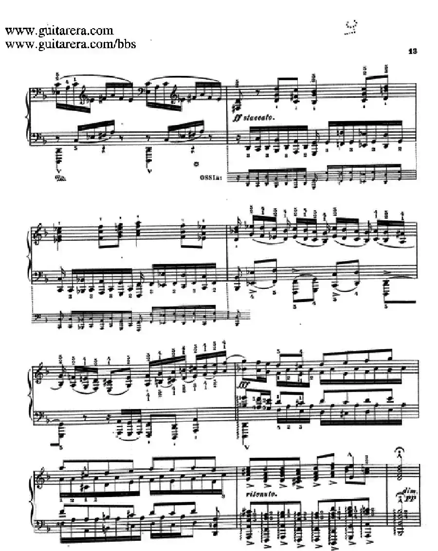 d小调托卡塔与赋格(BWV 565·陶西格改编钢琴独奏版)