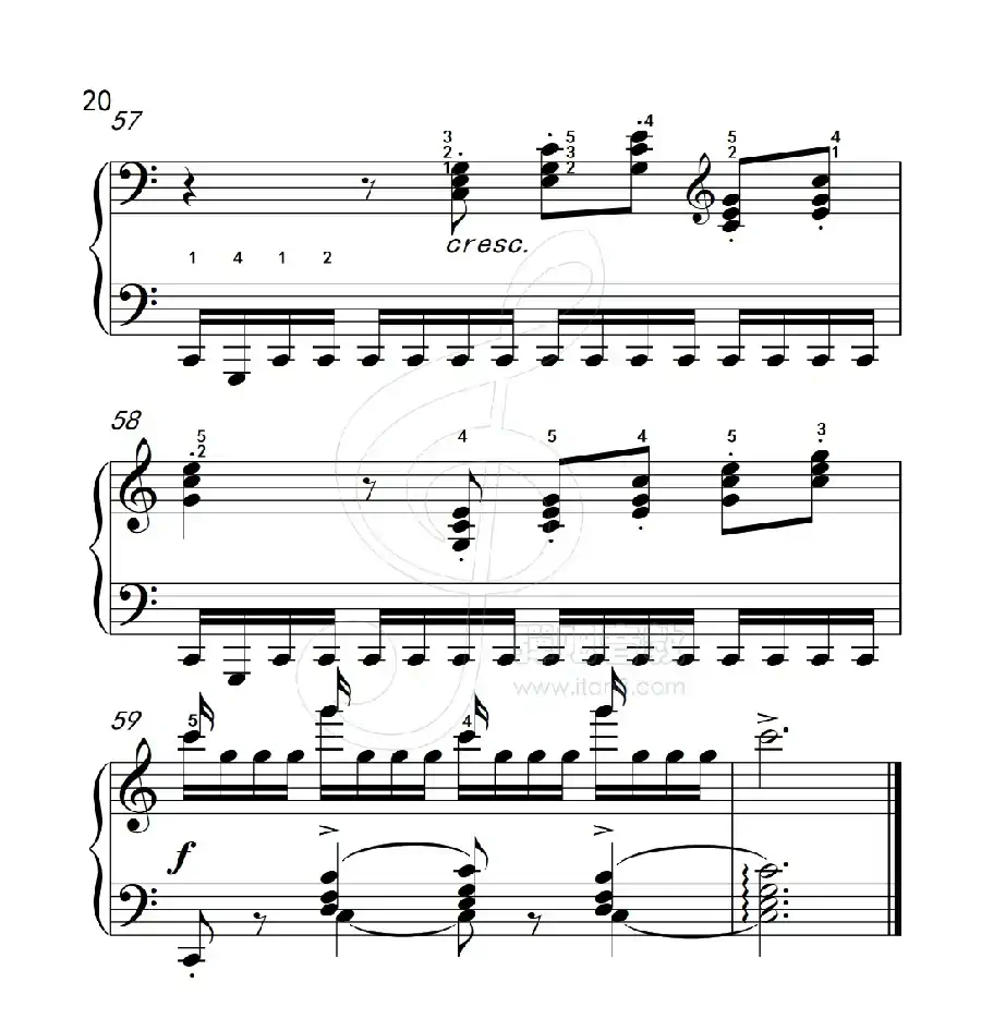 练习曲 12(克拉莫钢琴练习曲60首)