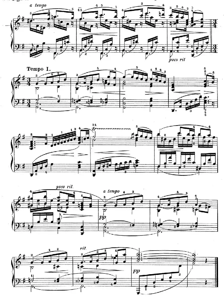 Six Pieces Op.32(6首小品·2. 旋律)