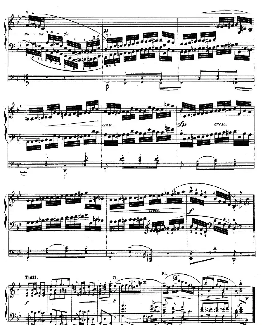 降B大调莫扎特主题变奏曲 Op.2(为钢琴与乐队而作)