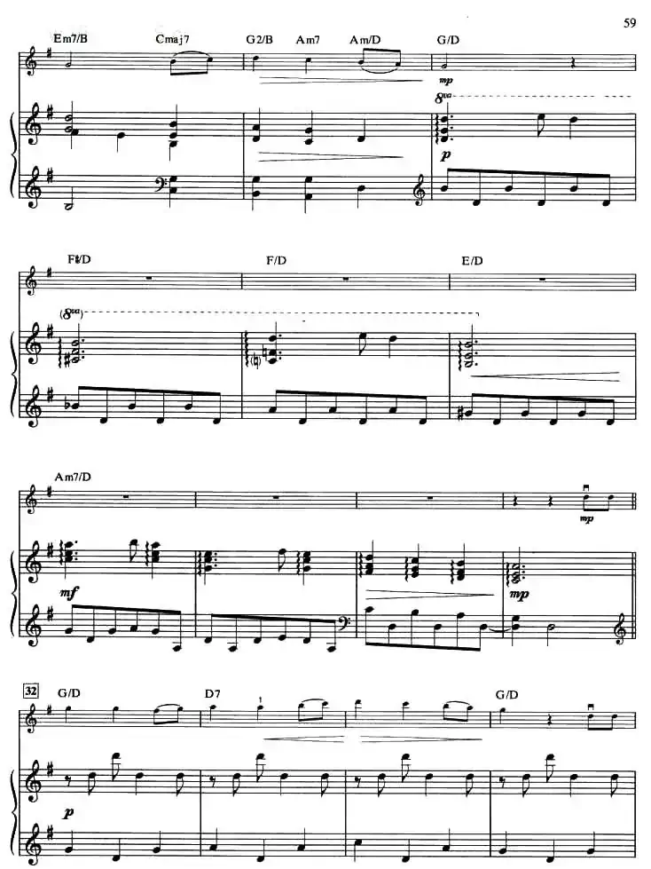 INFANT HOLY, INFANT LOWLY(钢琴伴奏谱)