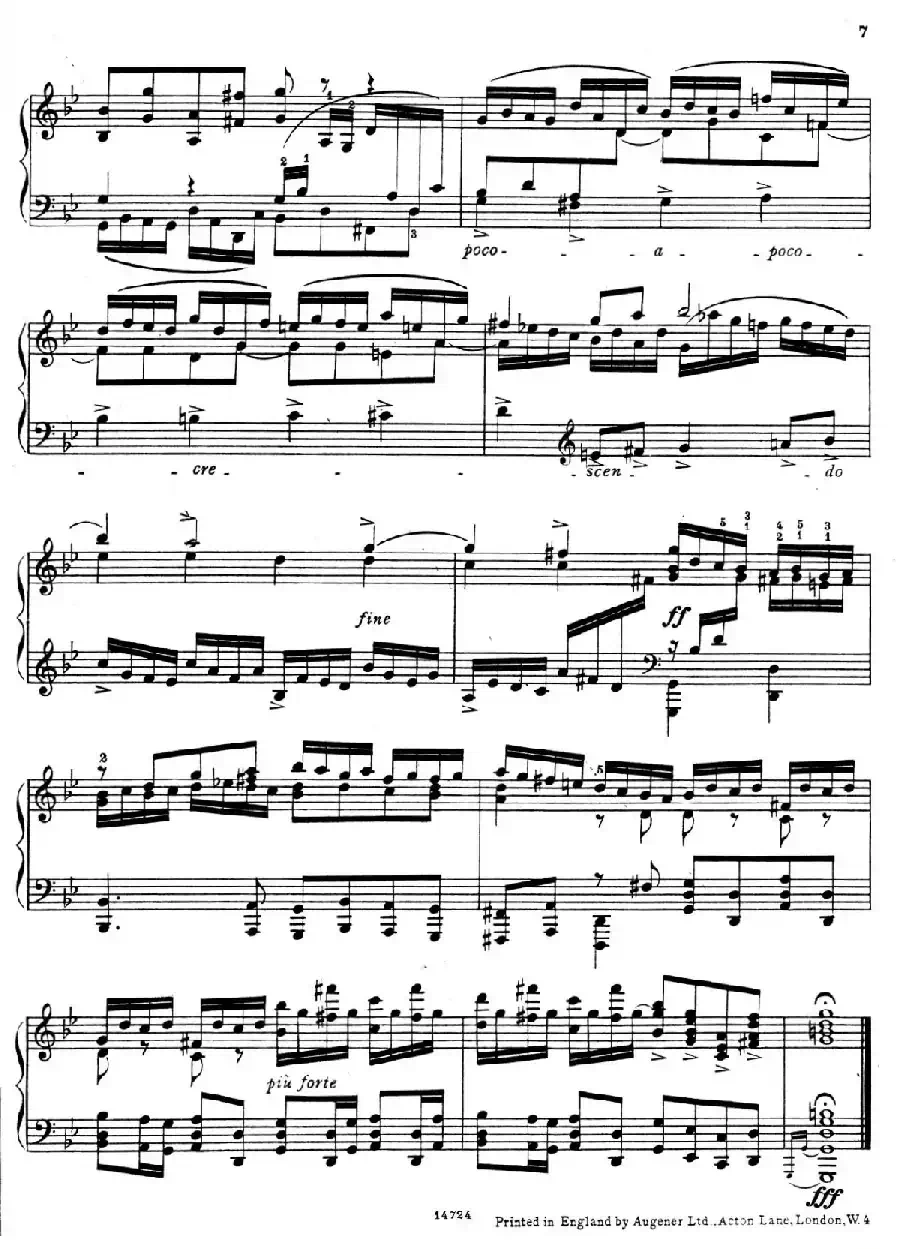 Fugue in g Minor BWV 578(g小调赋格·Borwick改编钢琴独奏版)