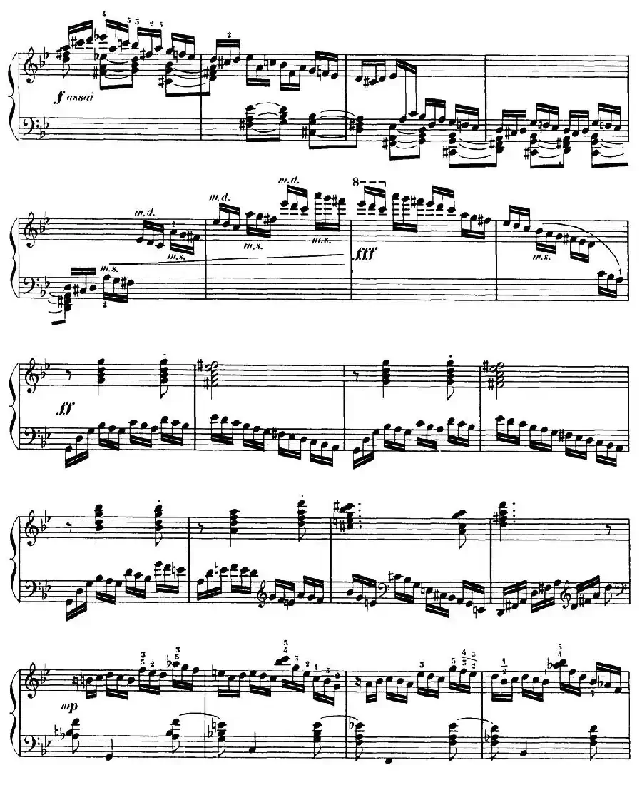 15 Etudes de Virtuosité, Op.72 No.2(十五首钢琴练习曲之二)