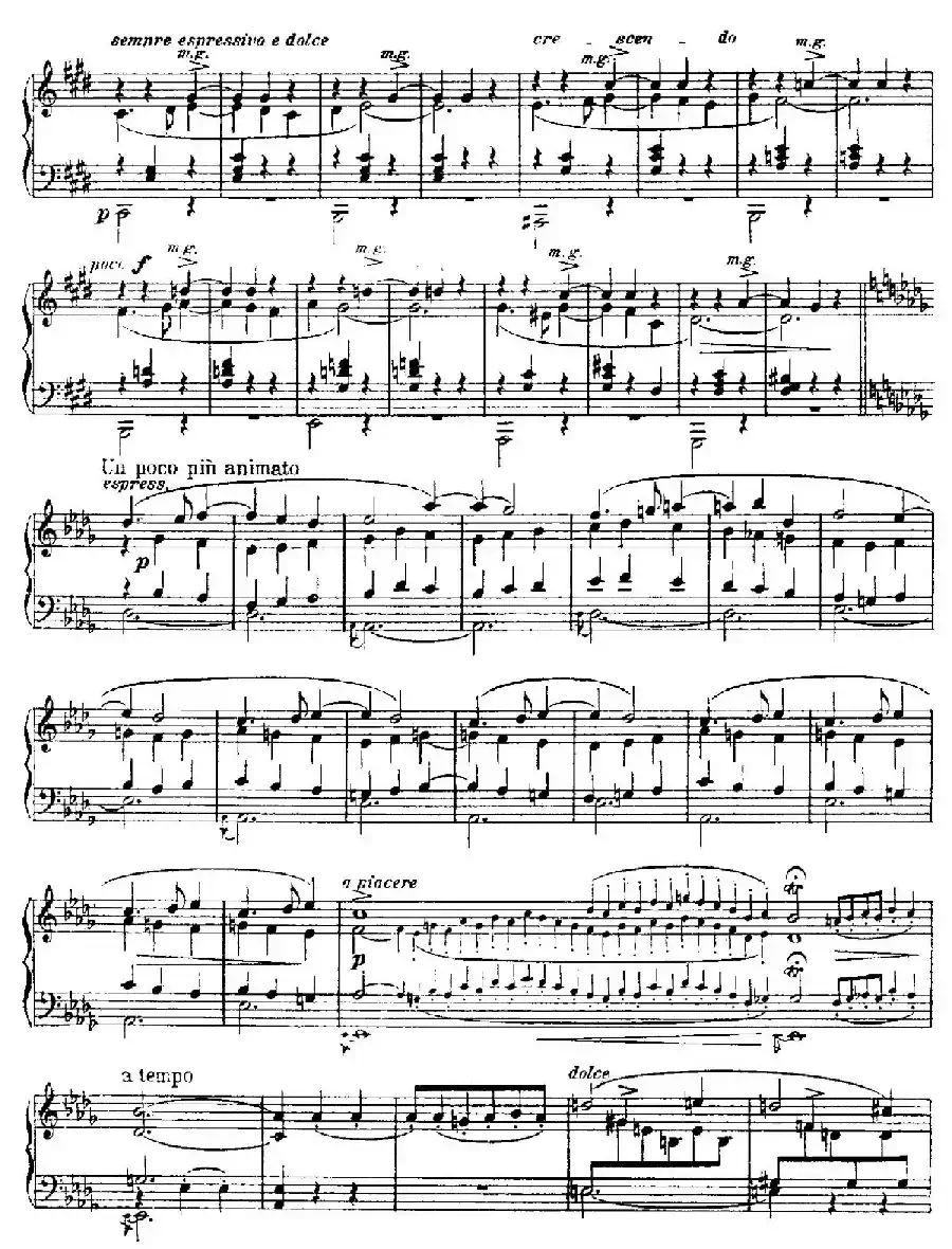 4 Valses Caprice(4首随想圆舞曲)(Op.38 No. 2 in D-flat)