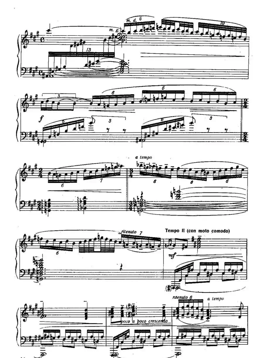 Six Préludes Exotiques Op·17(6首特色前奏曲·1)