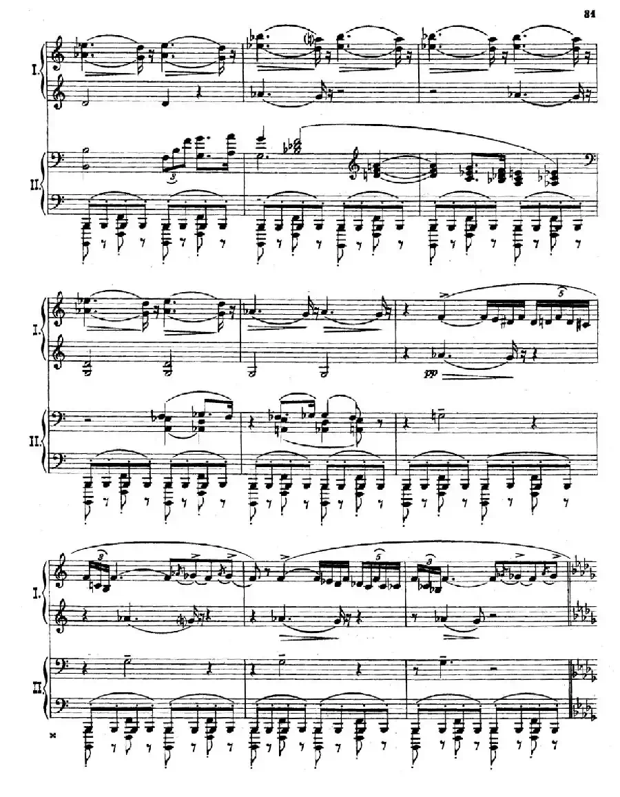 The Pines of Rome(交响诗《罗马的松树》·双钢琴)(第四部分:阿皮亚大道上的松树)