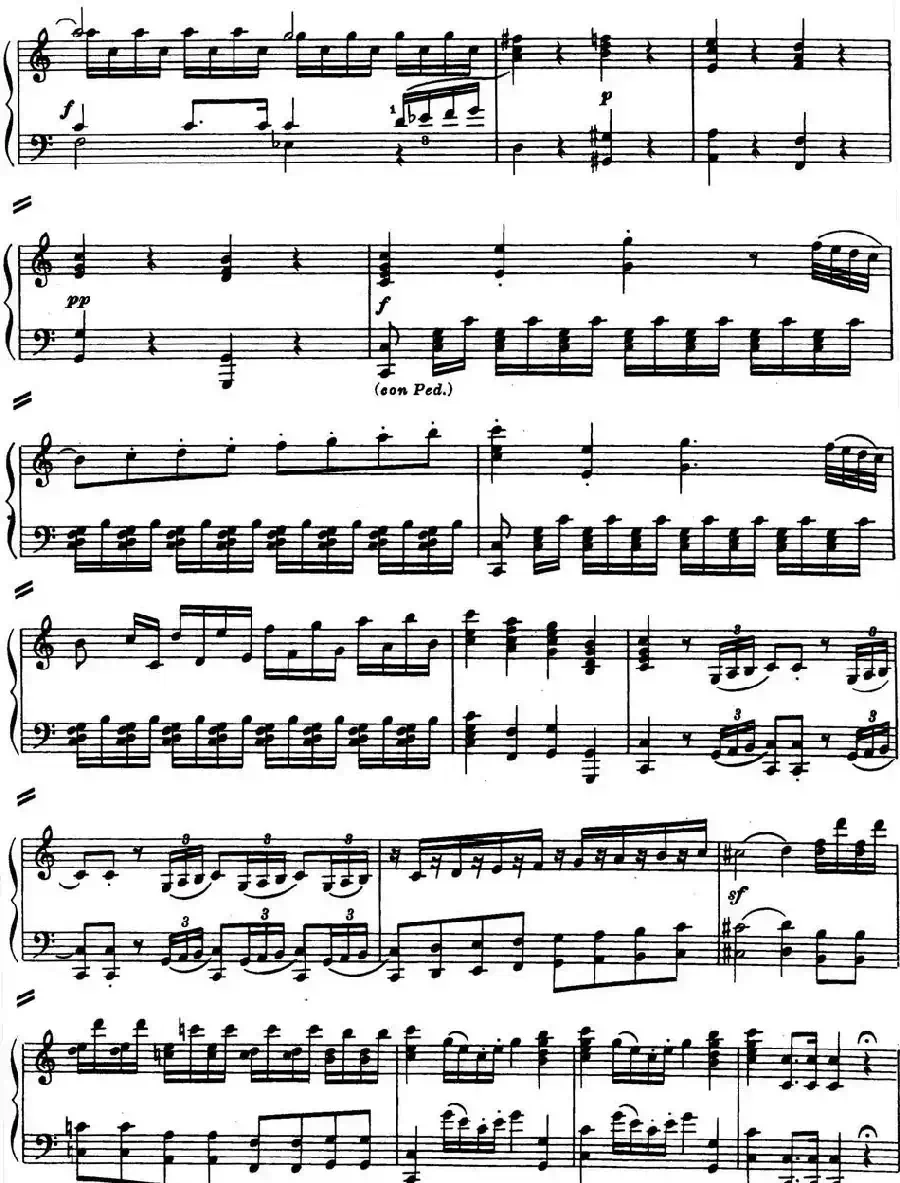 二十八部钢琴协奏曲 No.13(P1-15)
