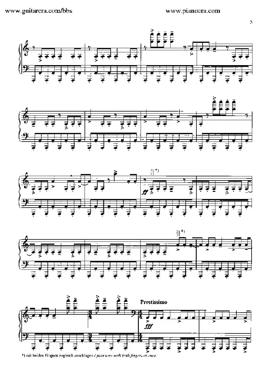 Musica Ricercata(音乐习作·1)