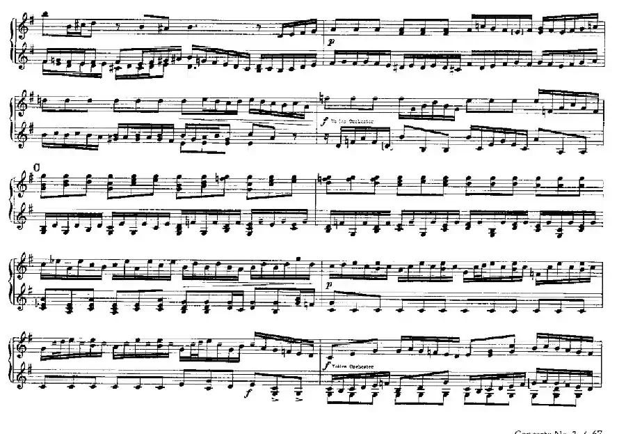Brandenburg Concerto No.3 in G Major BWV.1048(G大调第三勃兰登堡协奏曲·四手联弹版)