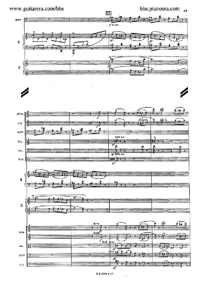 Concerto for 2 Pianos in d Minor(d小调双钢琴协奏曲·总谱)