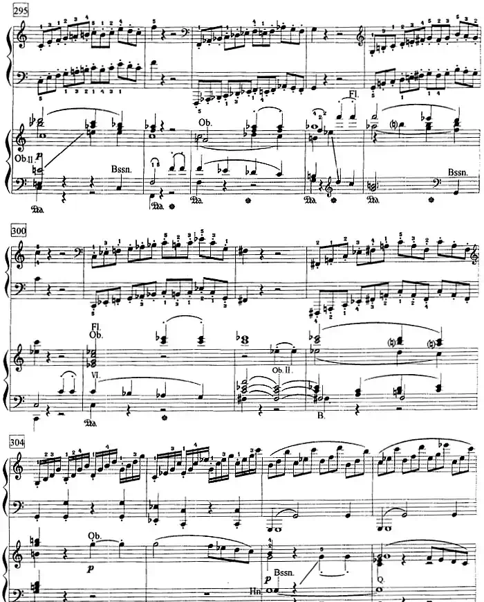 钢琴教程第八级 大型乐曲(C大调第一钢琴协奏曲 Op.15 第一乐章)