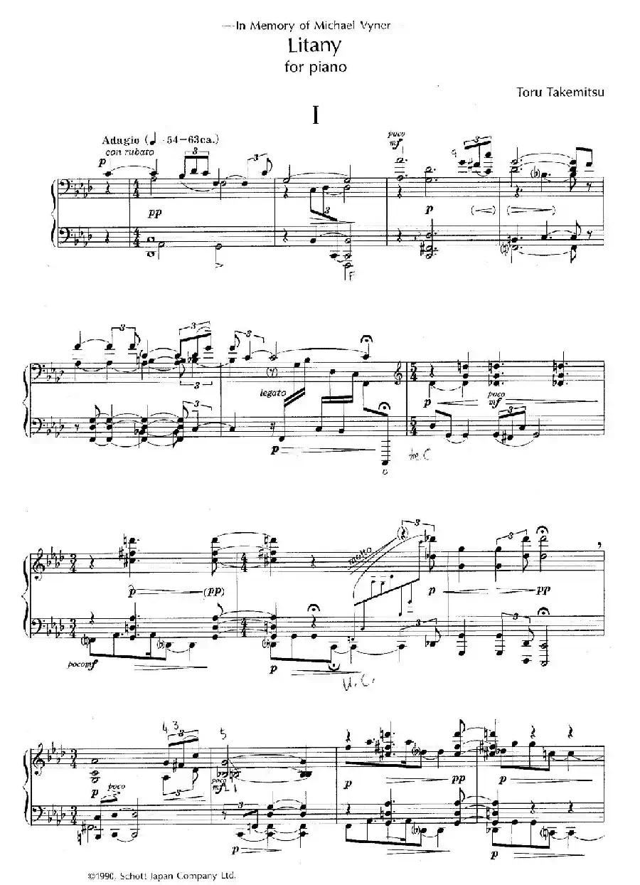 Litany(祷文·第一乐章)