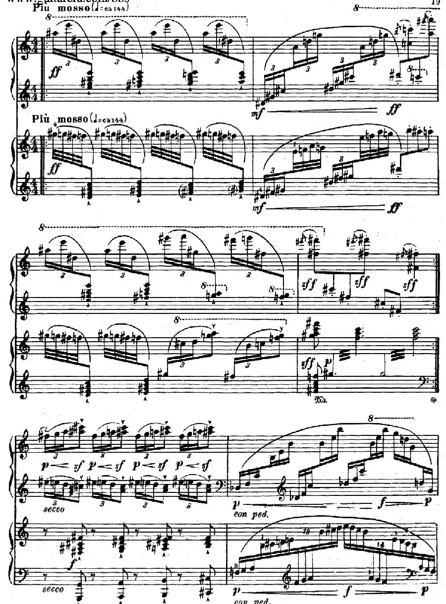 Variation on a Theme by Paganini(帕格尼尼主题变奏曲·双钢琴)