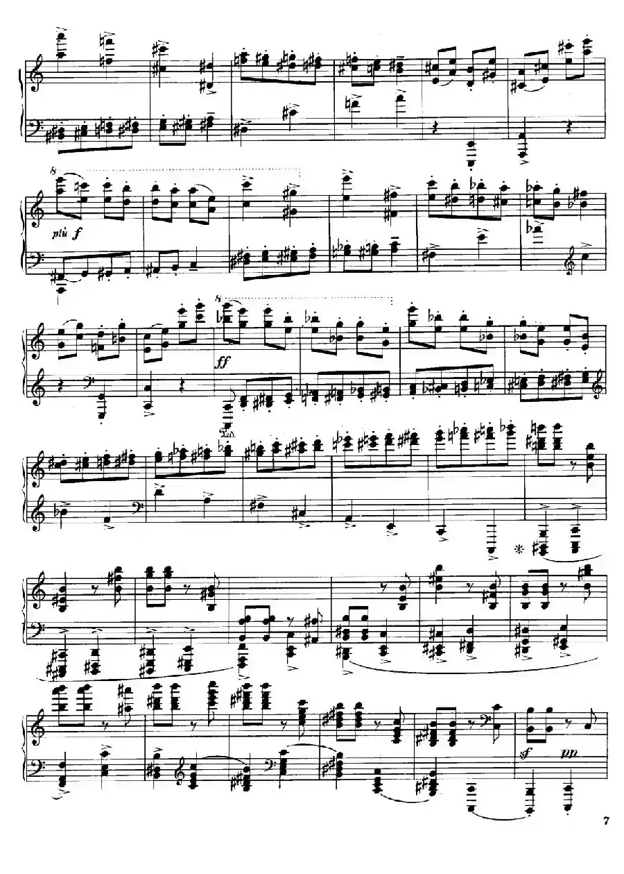 Four Rhapsodies Op.11(4首狂想曲·Ⅲ)