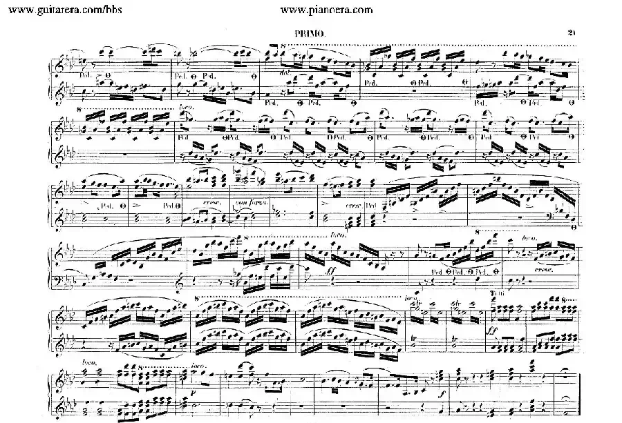 Piano Concerto No.2 in f Minor Op.21(f小调第二钢琴协奏曲·四手联弹版)