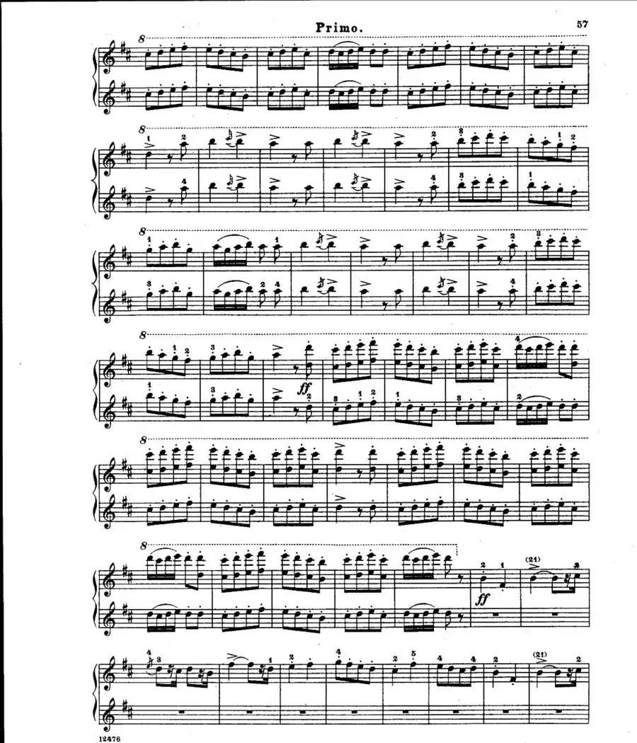 L'Arlesienne Suite No·2(阿莱城姑娘·第二组曲·四手联弹)