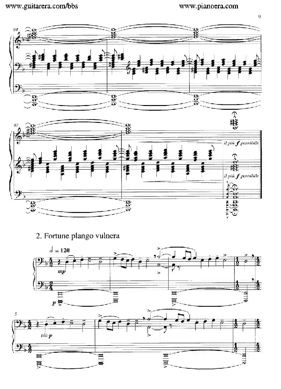 Carmina Burana(布兰诗歌)(清唱剧)