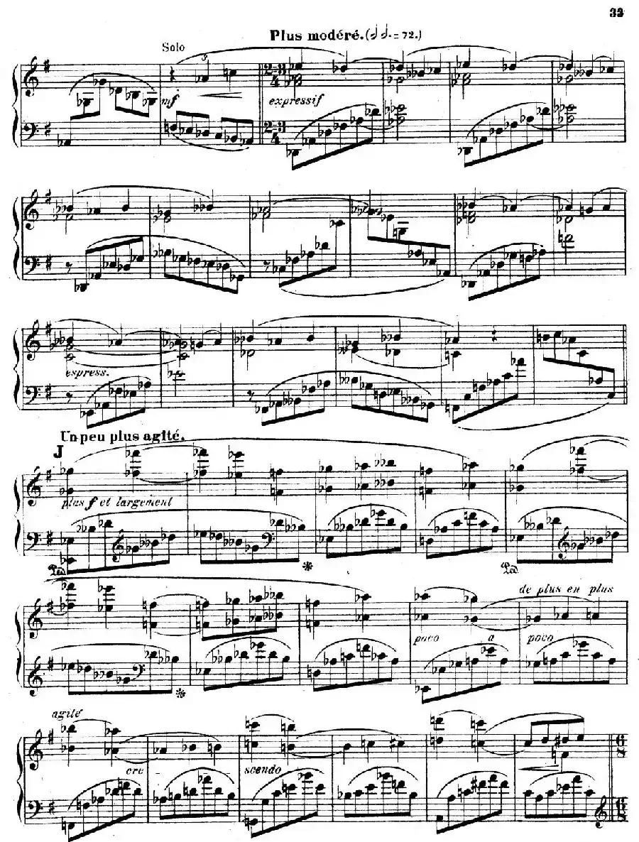 Symphony on a French Mountain Air Op.25(法国山歌交响曲·钢琴独奏·Ⅲ)