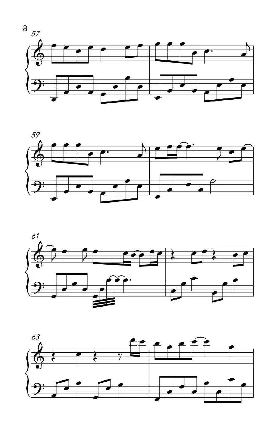 爱转角(《弹吧音教》制谱)