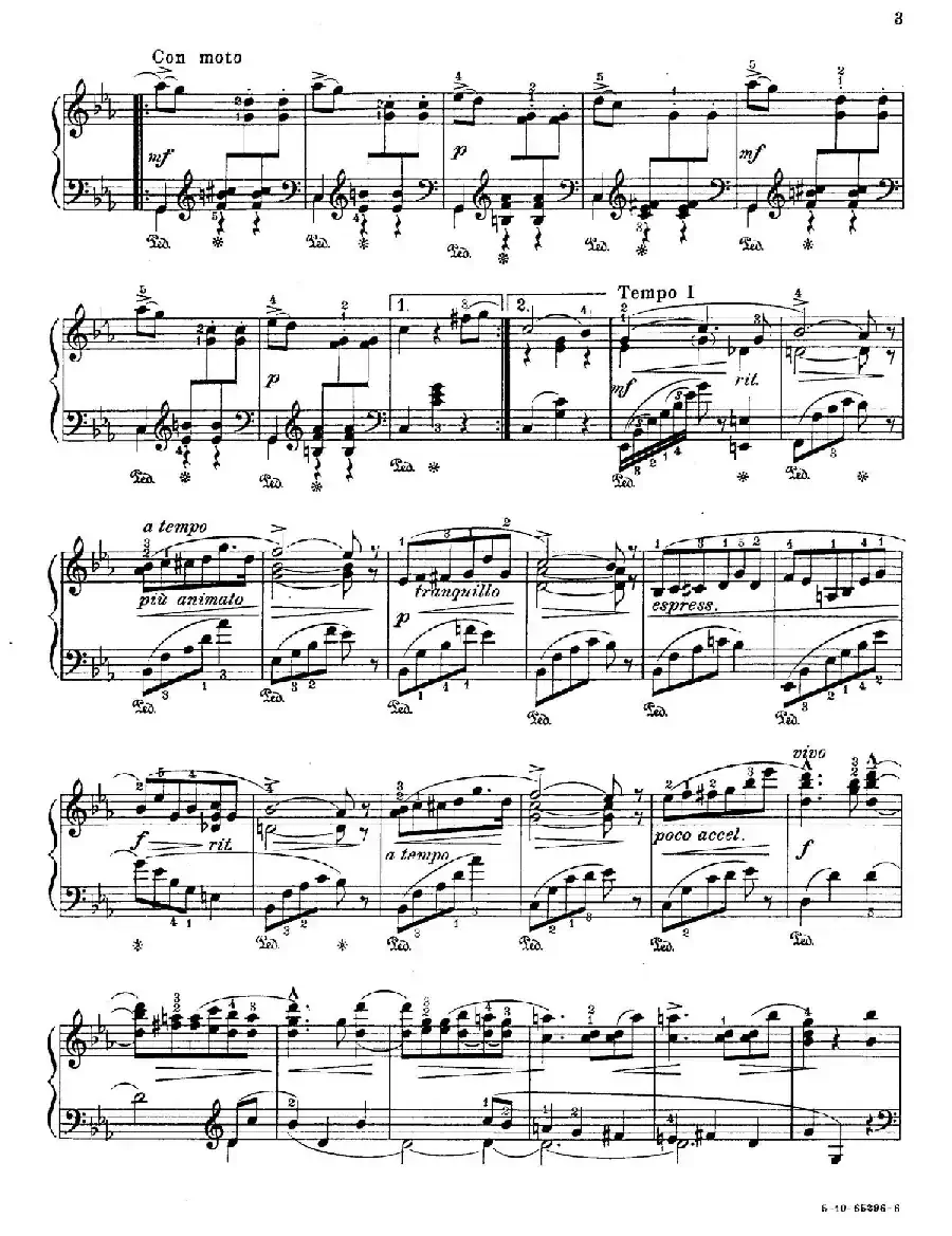 Valse Caprice in E-flat Major Op.53(降E大调随想圆舞曲)