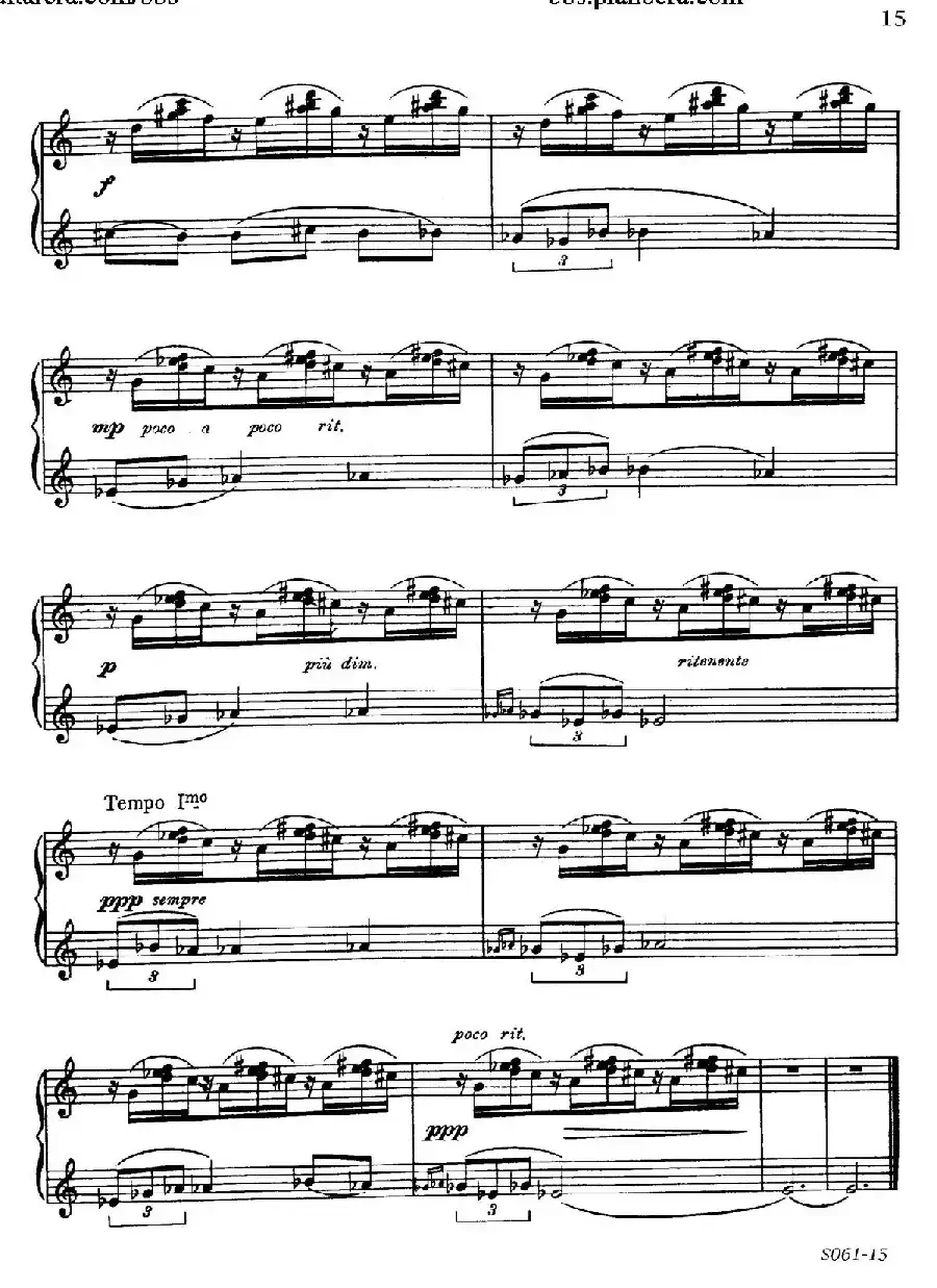 Poems of 1917 Op.41(1917之诗 3. 佛兰德斯东部)