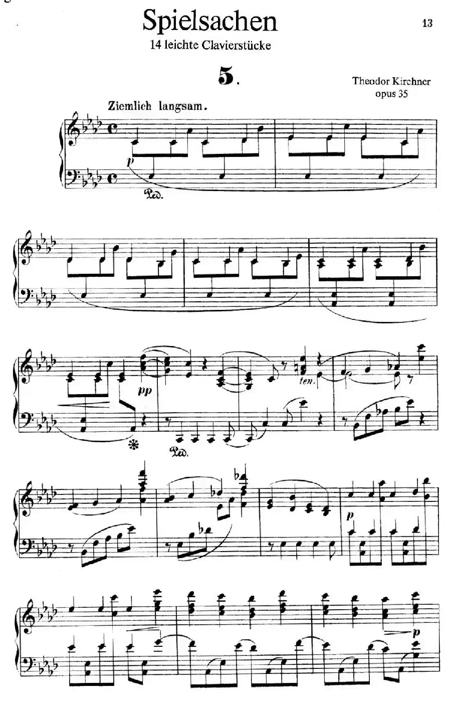 Spielsachen Op.35(玩具·5)