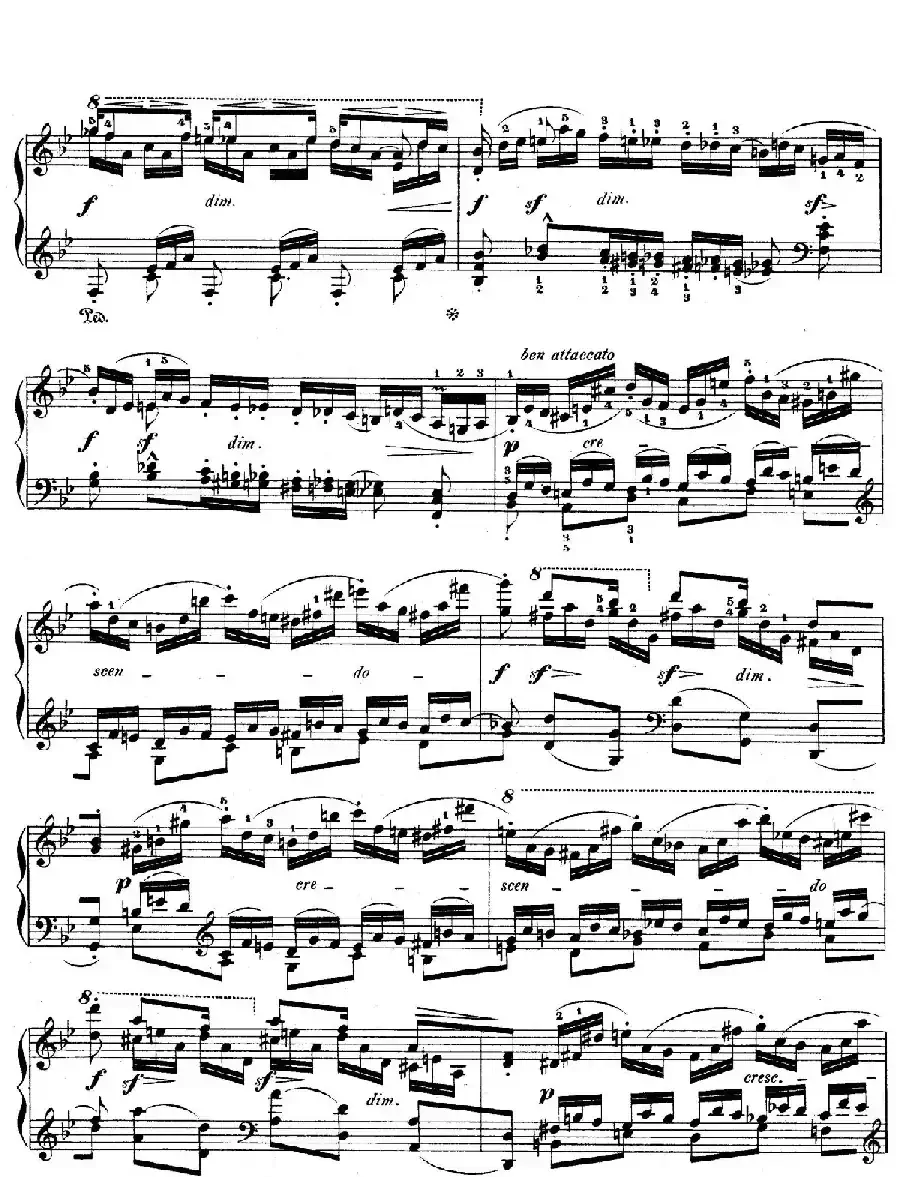 降B大调莫扎特主题变奏曲 Op.2(为钢琴与乐队而作)