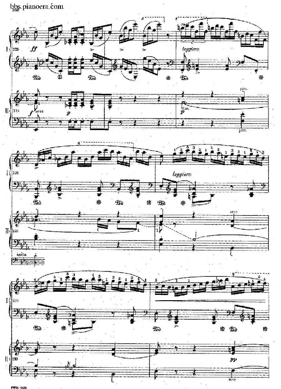Grande Polonaise Brilliante Preceded by an Andante Spianato Op.22(平静的行板与华丽的波兰舞曲·双钢琴版)