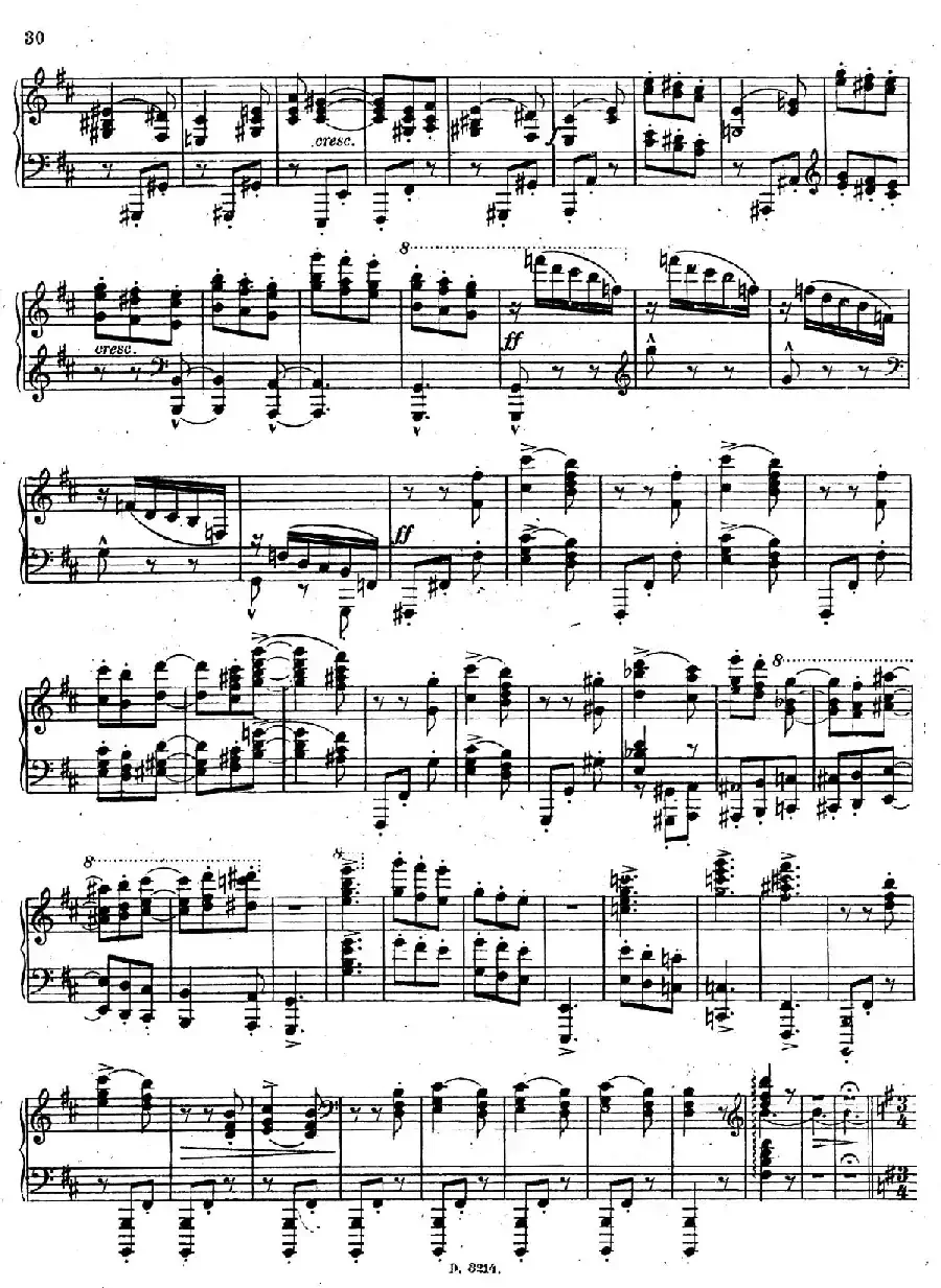 Four Pieces 4首小品 Op.2(Ⅳ)