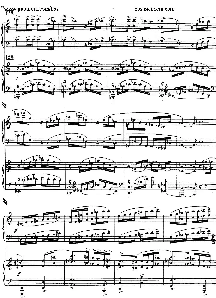 Piano Concerto in c-sharp Minor (升c小调钢琴协奏曲·第一乐章)