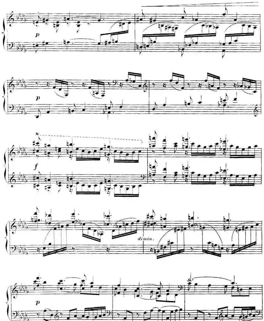 福雷13首船歌:Barcarolle No·8 in D-flat, Op·96