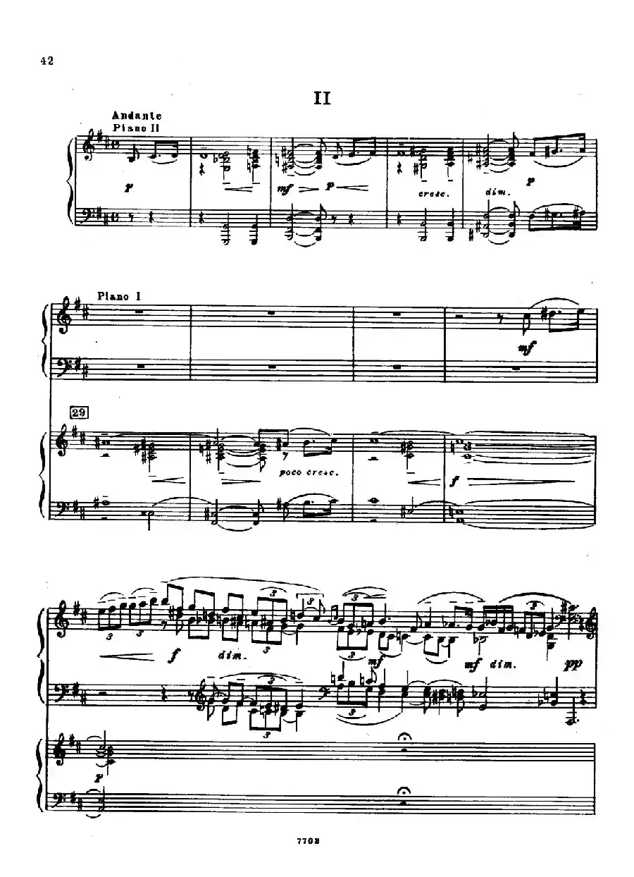 升f小调第一钢琴协奏曲 Op.1(双钢琴版)