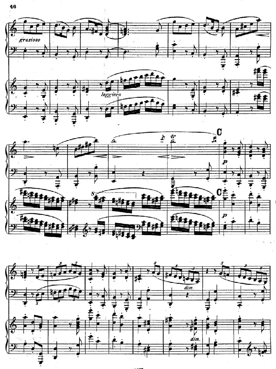 Symphony No.4 in e Minor Op.98(e小调第四交响曲·双钢琴)