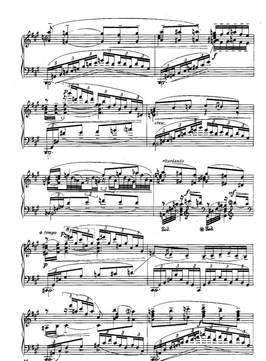 Six Préludes Exotiques Op·17(6首特色前奏曲·3)