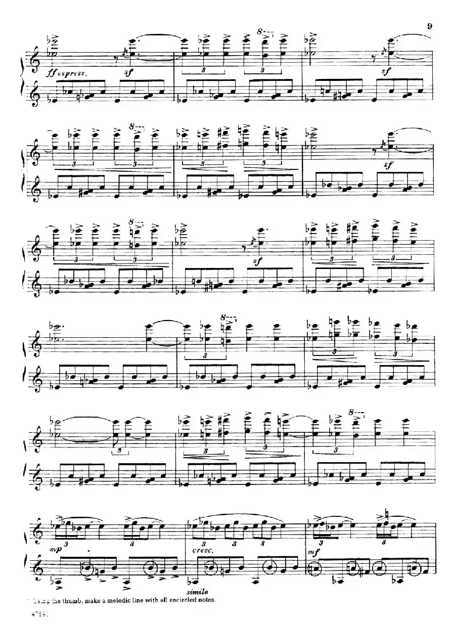 Piano Sonata in E-flat Major Op.95(降E大调钢琴奏鸣曲·Ⅰ)