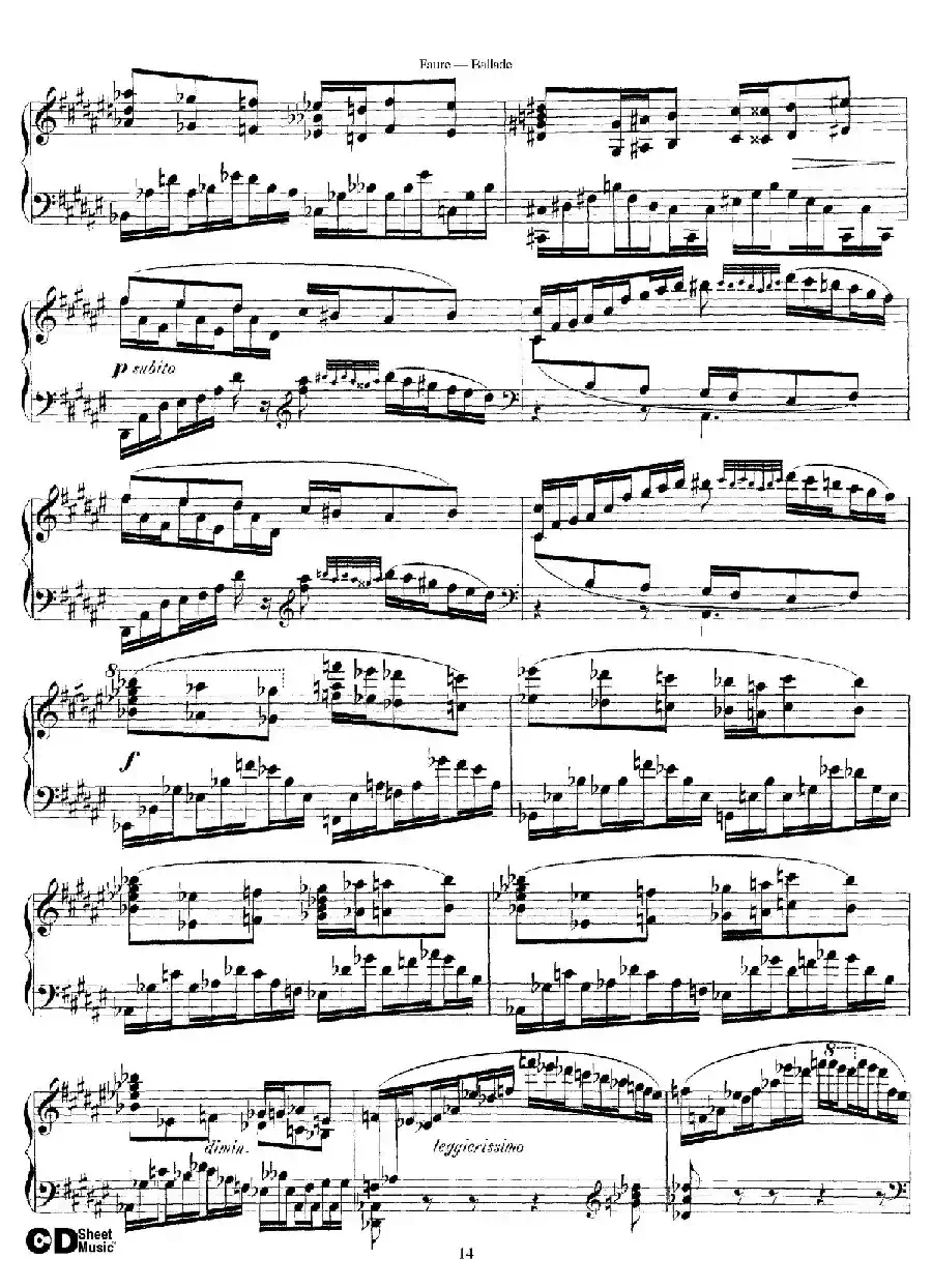 Ballade Op.19(叙事曲)