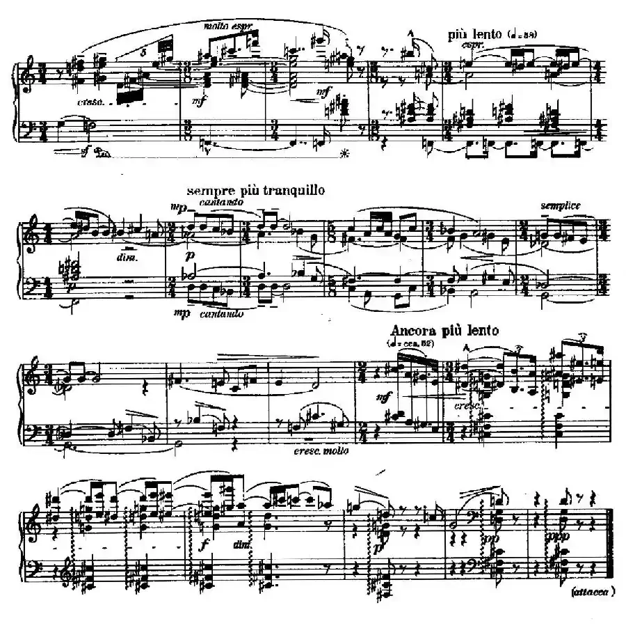 8 Improvisations Op.20(8首匈牙利民歌即兴曲·Ⅲ)