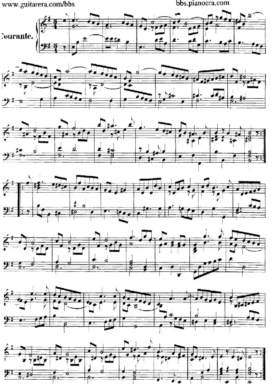 Suite No.4 in e Minor HWV 429(e小调第四组曲)