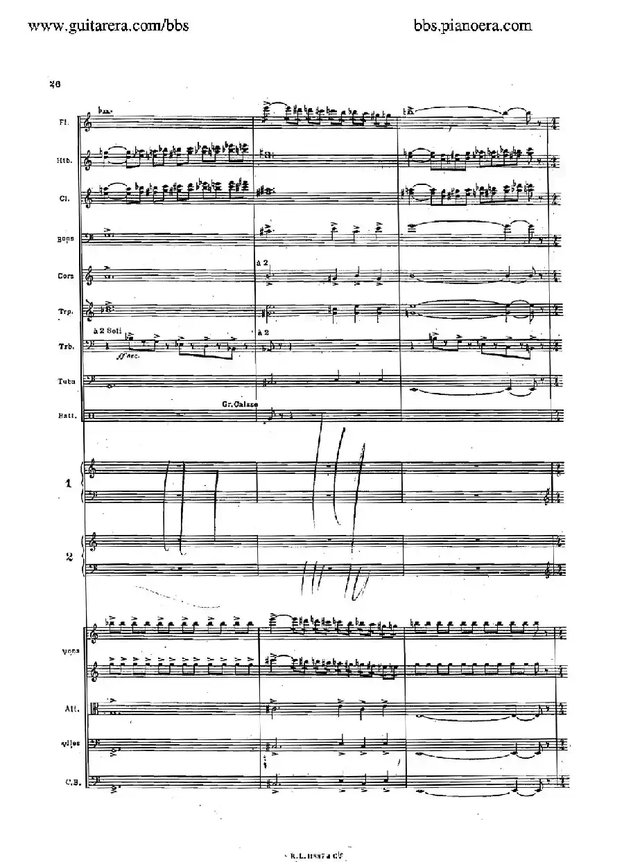 Concerto for 2 Pianos in d Minor(d小调双钢琴协奏曲·总谱)