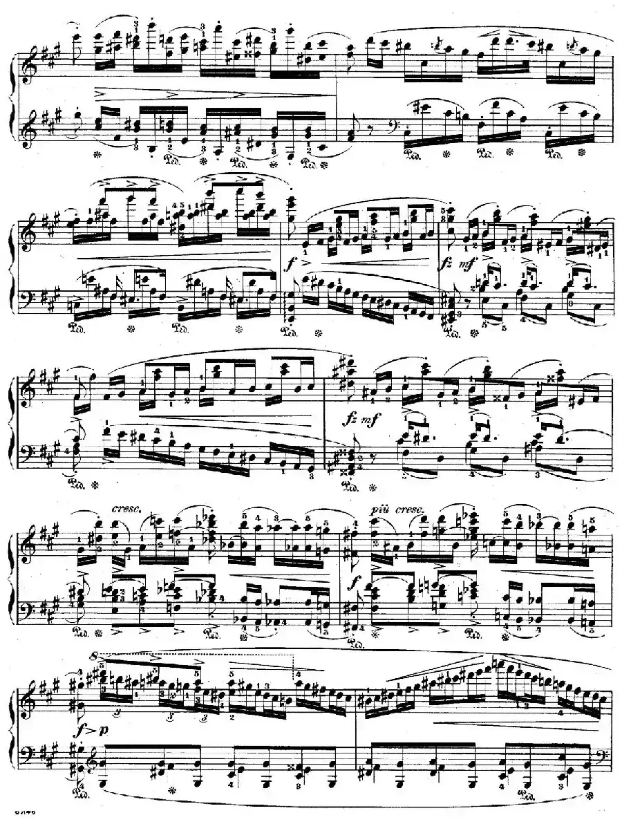 Allegro de Concerto Op.46(A大调音乐会快板)